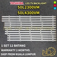 LED TOSHIBA 50L2300VM 50L4300VM TV BACKLIGHT NEW 50L2300 50L4300 Mlc1