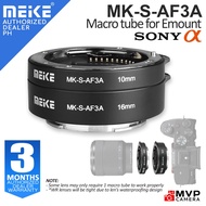 [AUTHORIZED PH] MEIKE MK-S-AF3A METAL Auto Focus AF Macro Extension Tube for Sony Emount MVP CAMERA