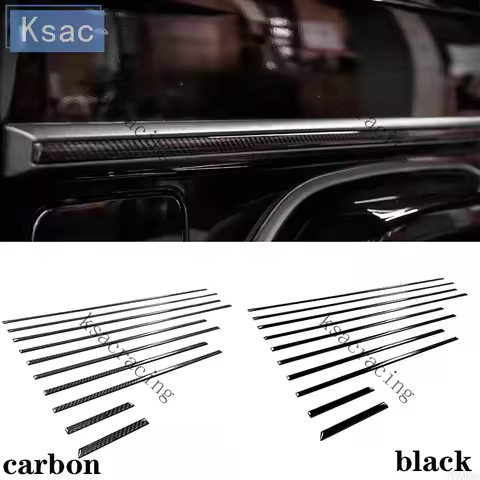 For Mercedes Benz G class w463 W464 side molding trim for G350 G400 G500 G55 G63 G65 G580 black carb
