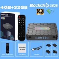 R69 Max Android 14 bộ giải mã TV thông minh Rockchip 3528 Quad-Core 8K HD siêu nét Bluetooth5.0 Medi