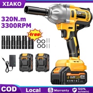 🔥Malaysia Delivery🔥 XUMTOM Cordless Brushless Impact Wrench Electric Wrench Drill Tool Screwdriver h