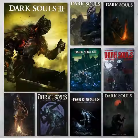 D-Dark Souls Poster High-definition posters, wall art for living room and home decor.