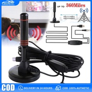 【COD/Original】Indoor Magnetic Stick Antenna Digital TV UHF HDTV Signal antena USB Signal Booster Amplifier 3meter
