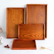 Creative Wooden Japanese Retro Restaurant Hotel Wooden Plate Bar Tray Can Add logo M8O5