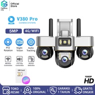 CAMERACITY CCTV 3 Lenses 3 Zoom 10X Rotation PTZ APP 12MP Two-Way Communication Night Vision Alarm