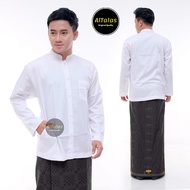 GROSIR Baju Koko Pria Dewasa Bahan Tatun Toyobo  Grade A Lengan Panjang  Model Polos Saku samping