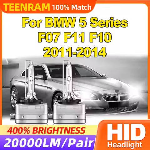 35W HID Xenon Headlights Bulbs 20000LM Plug And Play LED Headlights 6000K White For BMW 5 Series F07