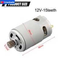Gracekarin Reliable and Efficient RS550 Motor 13 Teeth/15 Teeth for BOSCH Cordless Drill NEW