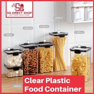 AirTight Food Container Food Storage Transparent Plastic Container Pasta Snack Tupperware