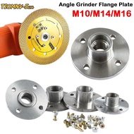 TIOMNV56H4 Grinder Disc Backing Plate, Round Plate Secure Clamping Angle Grinder Flange Plate, Disc 