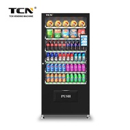 TCN Vending Machine Black Color Design Cashless Vending Machine With QR Code Payment