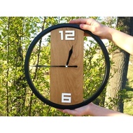KAYU Unique Teak Wood wall clock/aesthetic wall clock/wall clock