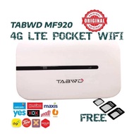Pocket WiFi TABWD MF920 4G Router MiFi Router Modem 4G Pocket WiFi Router