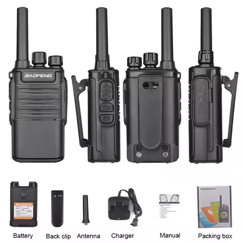 BAOFENG BF-V8 Walkie Talkie 100% Original 5W CB Ham Mini Two Way Radios BFV8 Handheld Transceiver Wi