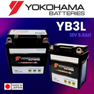 YB3 YB3L YB3L-BS YOKOHAMA BATTERY GEL Y125Z Y125ZR RXZ BOOS CATALYZER Y110SS1 ZX150 Y100 KRISS110 DINAMIK RG 110 RGV120