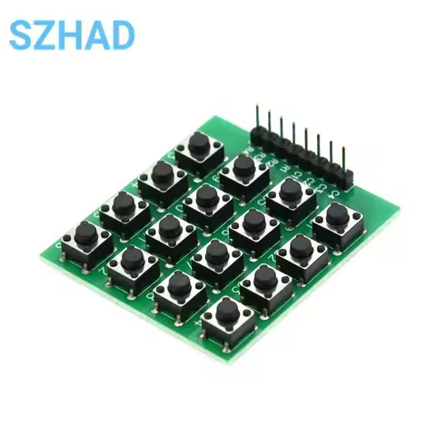 Micro Switch 4*4 Matrix Keyboard 8-bit Button Independent Button MCU External Expansion Keyboard Mod