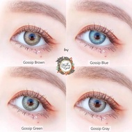 【COD】 Gossip 14MM Color Contact Lens 6months Disposable Free Lens Case