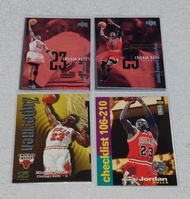 包郵Michael Jordan經典NBA Cards籃球卡共4張