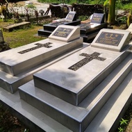 Makam marmer 2 tahap / kijing makam / gratis ongkir daerah bandung