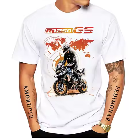 Motorcycle R 1250 GS Big Trail 2023 Adventure Classic T-Shirt I'am A GS Overlander T-Shirt Men Short