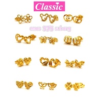 Emas 375 subang/375gold earring/375黄金耳环/9k
