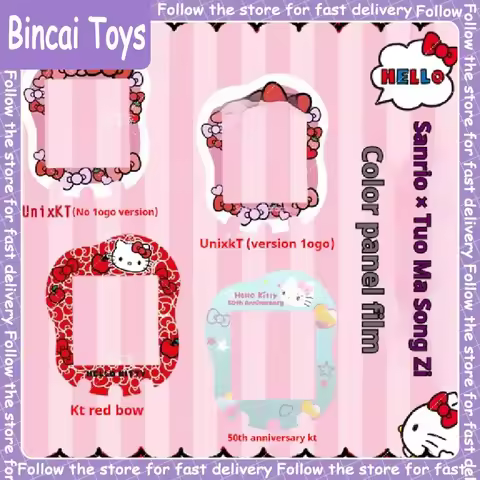 Sanrio Tamagotchi Uni Faceplate Silicone Protective Film Kawaii Sticker Cute Hellokitty Tamagotchi P