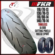 FKR JA888 110/70-13 130/70-13 110/80-14 140/70-14 Tubeless Cutting Pirelli Diablo Tyre Tayar Tayer B