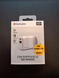 Verbatim香港原裝蘋果三星電話PD高速充電器符合香港機電工程處國際標準