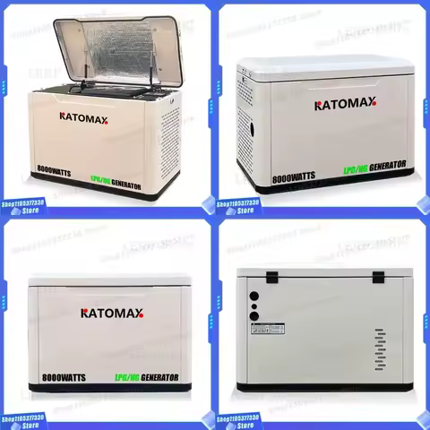 For LPG Natural Gas Silent Generator 5KW 6KW 7KW 8KW 10KW 11KW 12KW 15KW 17KW Home Backup Power Port