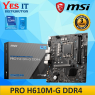 MSI Pro H610M-G DDR4 LGA1700 Intel Micro-ATX Motherboard