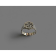 Aztec eagle ring