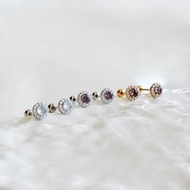 藍玉隨/亞歷山大變石【皇室盛宴】s925純銀 轉珠耳環 || 獨家開版