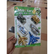 Military Tank Kids Toy Ship/ Airplane/ 6pcs