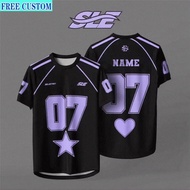 Jersey Hiphop Printed Short Sleeve [custom Name ]short Sleeve Coquette Jersey Ribbon Coquette Jersey