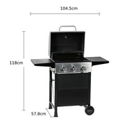 (2025) 🚛 FREE DELIVERY | 3-Burner Gas BBQ, Grill, Barbecue  || 石油氣, 戶外, 燒烤, 爐頭, 燃氣燒烤爐