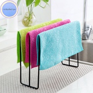 ricktyshetrtyu High Quality Iron Towel Rack Kitchen Cupboard Hanging Wash Cloth Organizer Drying Rac