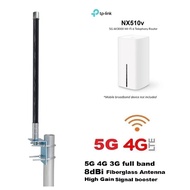 5G 4G Fiberglass Antenna 8dBi Signal Booster Full Band 600-6000MHz