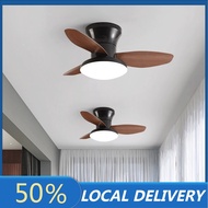 25 Inches Household LED Ceiling Fan Light 6 Levels Adjustable Frequency Conversion Electric Fan Lamp