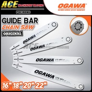 [ 100% Original ] OGAWA Lite-Max Guide Bar / Papan Chainsaw 16/18/20/22 Inches