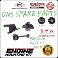 PERODUA MYVI 1.3 AUTO 2005-2010 ENGINE MOUNTING KIT SET (1SET 3PC) 1YEAR WARRANTY ZW