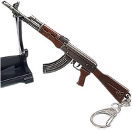 Womens 12cm 7.62mm Weapon Rifle AKM Model Key Chains AK 47 Toys Gun Keychains llaveros chaveiro Key 