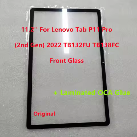 11.2 Inch For Lenovo Tab P11 Pro (2nd Gen) 2022 TB132FU TB138FC TB132 TB138 Front Glass Touch Screen