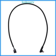 KOK USB 9Pin to Type C Cable Anti interference Shielding Mesh Line Shielded 60CM