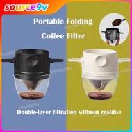 Foldable Coffee Filters Portable Stainless Steel Drip Coffee Funnel Coffee Dripper sou9v