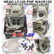 HEAD LEO Super Head LC PNP Wave125 (4V) 4VALVE  19/22 20/23 22/25 24/27 22/25MM CNC / TIMING GEAR / INTAKE 33MM 37MM