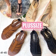 Prettyfeet GLADYS Clearance Plus Size Women Sandal - Sandal Perempuan - Size 41 to 45 (Ready Stock)