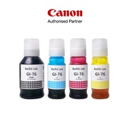 Canon GI-76 INK (Pigment Black/Cyan/Magenta/Yellow) GI76 Toner Ink Bottles for Canon PIXMA GX6070 GX