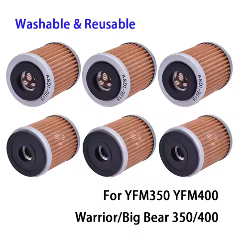 Motor Washable Oil Filter For YAMAHA YFM350 YFM350X 1989-2004 Raptor 2005-2013 YFM400 Warrior/Big Be