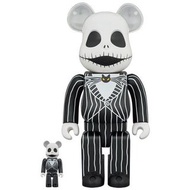 實體店預訂 <日版> Medicom Toy Be@rbrick Bearbrick Jack Skellington 100% & 400% 怪誕城之夜 傑克 骷髏頭 WELCOME TO HELL