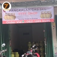 Tabung Gas kosong pangkalan Gas 3kg toko 7777, Grosir dan eceran